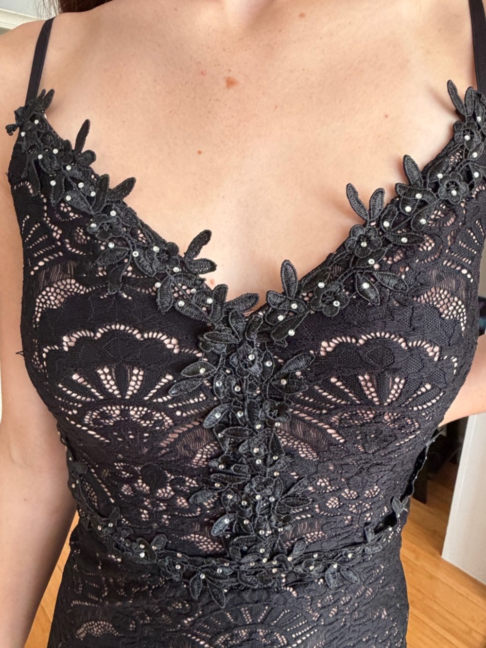 Black Formal Cocktail Dress - Picture 3 of 12